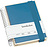 Cuaderno con espiral Die Kante Mucho, formato A5, azul, 3 en 1