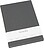 Cuaderno de hojas lisas Uni Classic, A4, gris oscuro