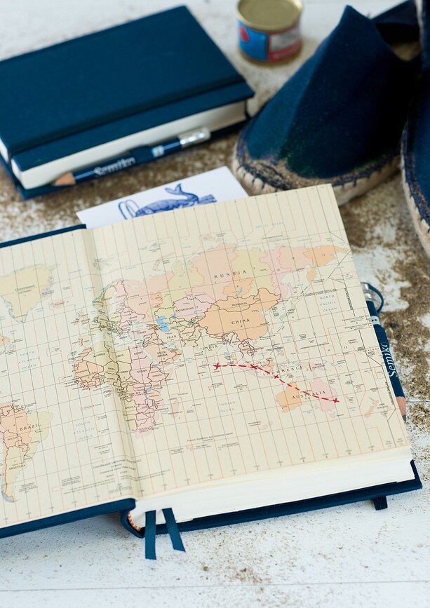 Cuaderno de viaje Uni Grand Voyage, verde oscuro