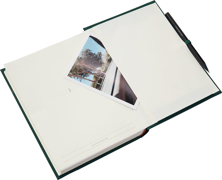 Cuaderno de viaje Uni Grand Voyage, verde oscuro