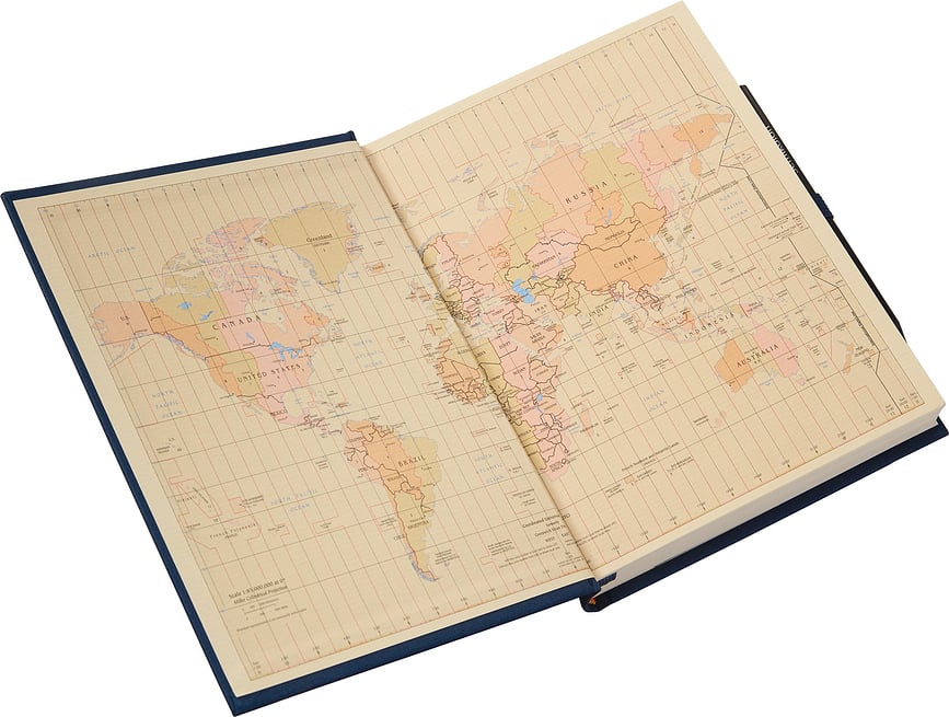 Cuaderno de viaje Uni Grand Voyage, verde oscuro