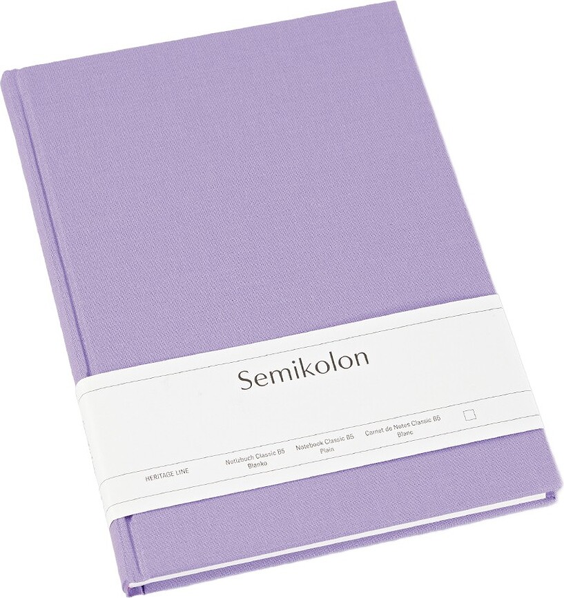 Cuaderno liso Uni Classic, B5, lila