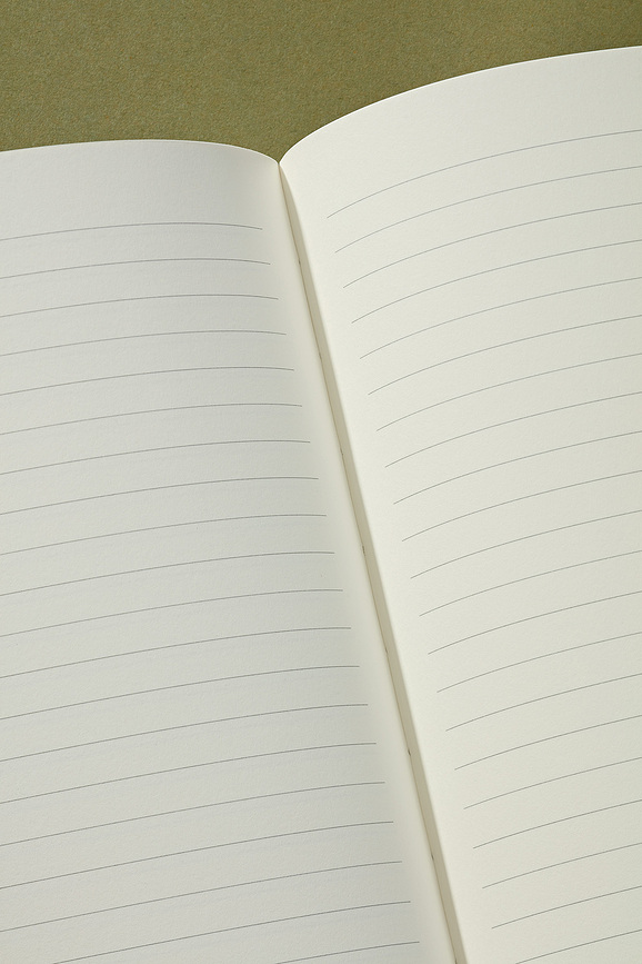 Cuaderno rayado Cutting Edge, A5, verde oscuro y kiwi