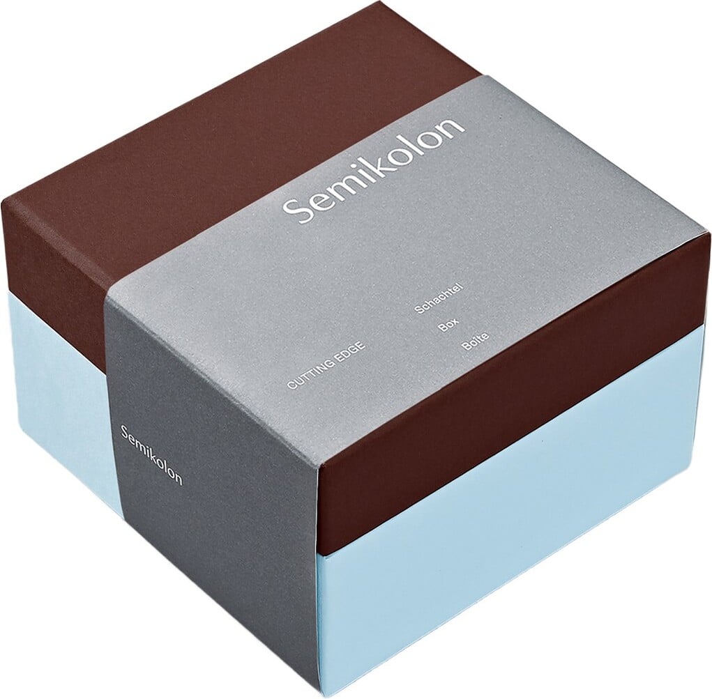 Cutting Edge Geschenkbox L, braun-blau