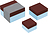 Cutting Edge Gift boxes brown-blue 3 pcs