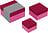 Cutting Edge Kutije za Poklone malinasto-fuksija 3 kom.
