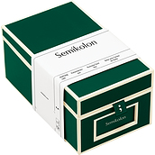 Dėžutė vizitinėms kortelėms Die Kante tamsiai žalios spalvos