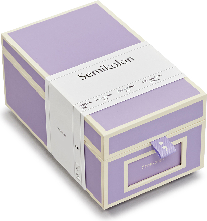 Die Kante Boîte à cartes de visite, lilas