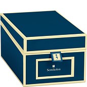 Die Kante Box for business cards navy blue