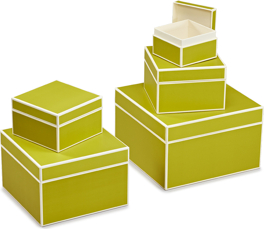 Die Kante Darilne škatle, matcha zelene, 5 kosov