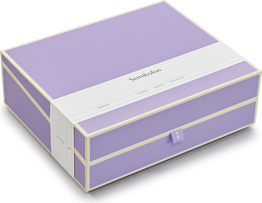 Die Kante Dokumentenbox, lila