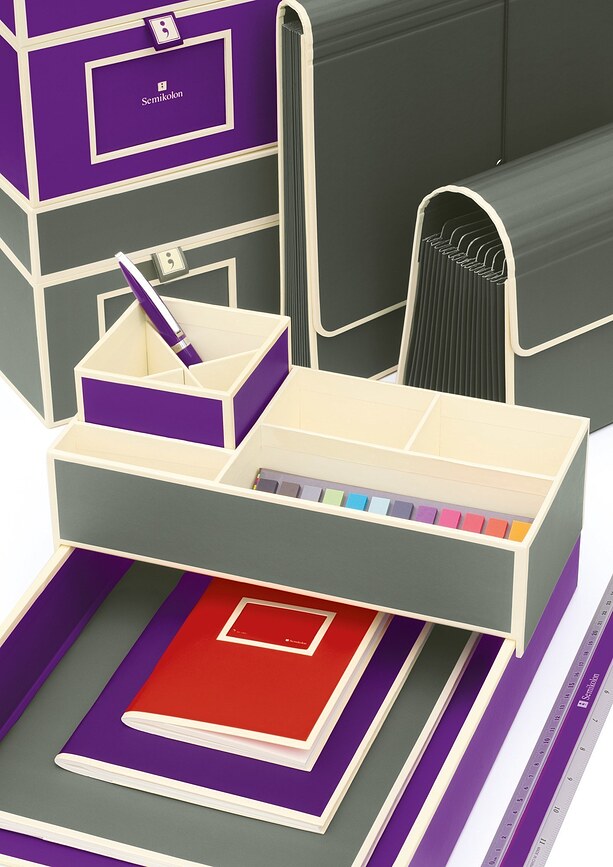 Die Kante Škatla za vizitke, temno zelena