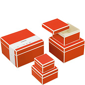 Die Kante Gift boxes orange 5 pcs