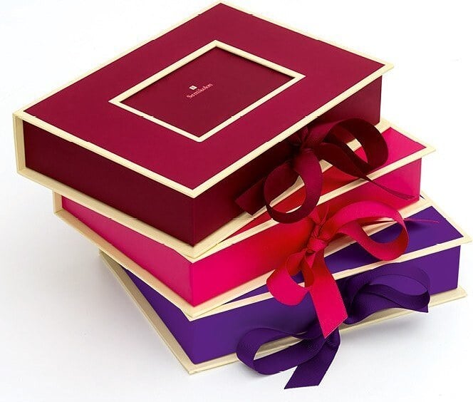 Die Kante Κουτί για Φωτογραφίες, μπορντό