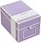 Die Kante Kutija za fotografije i CD-ove lila