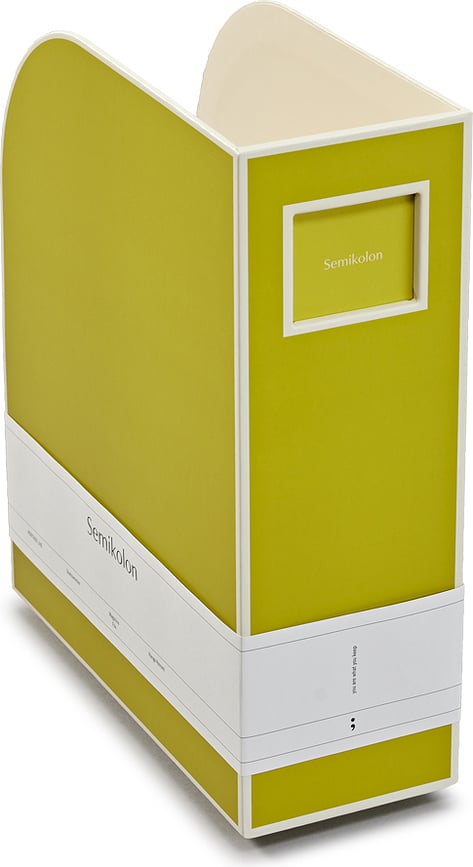 Die Kante Organizator za dokumente, matcha zelena