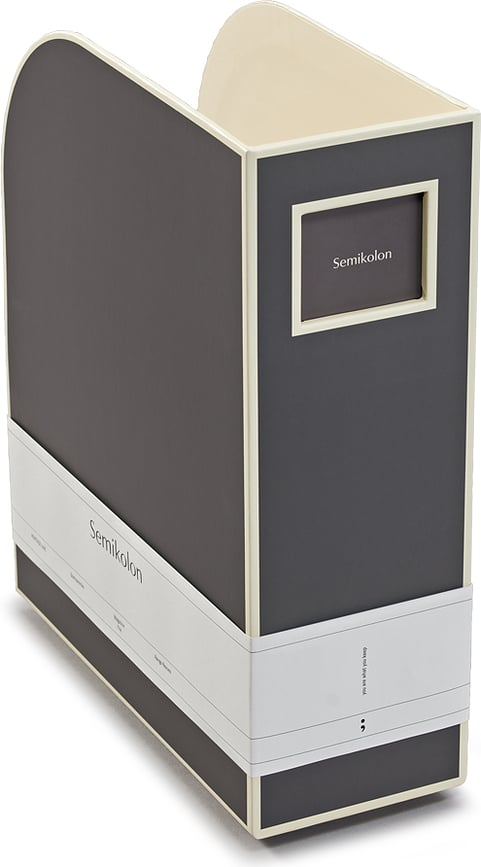 Die Kante Organizator za dokumente, temno siv