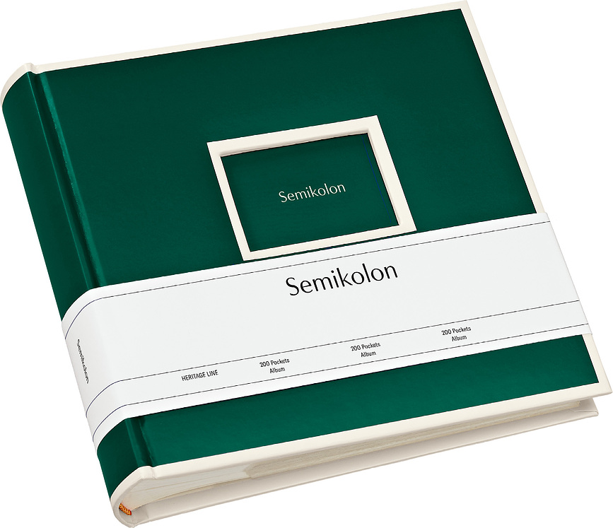 Die Kante Pockets Album Photo 200 poches, vert foncé