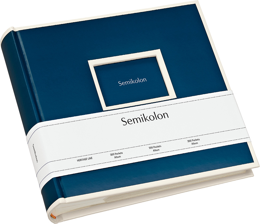 Die Kante Pockets Album za fotografije, za 200 fotografij, mornarsko moder