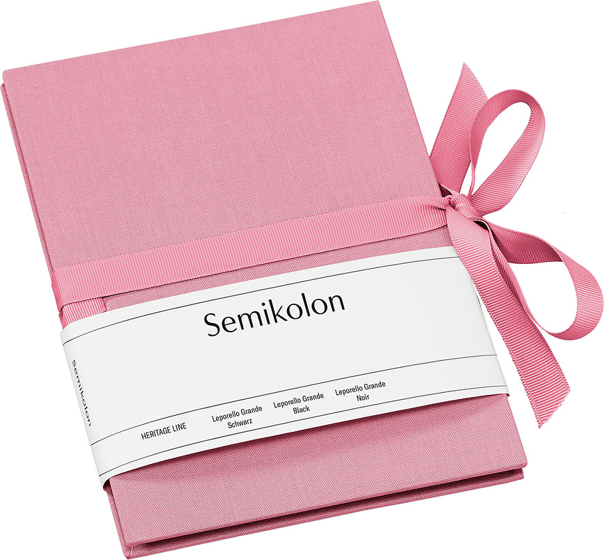 Leporello Uni Album za fotografije veliki ružičasti