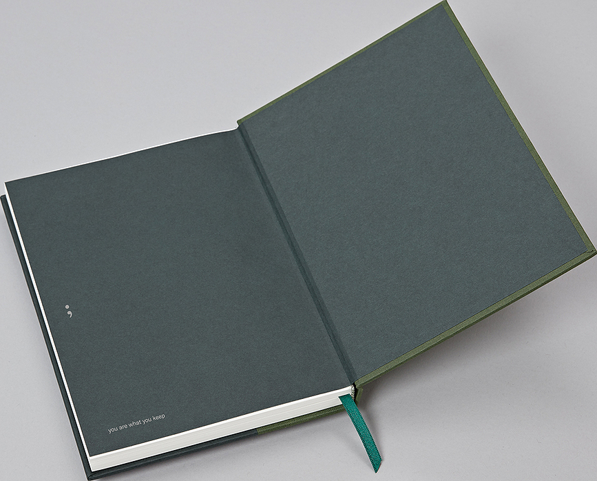 Cuaderno rayado Natural Affair, A5, rosa y burdeos