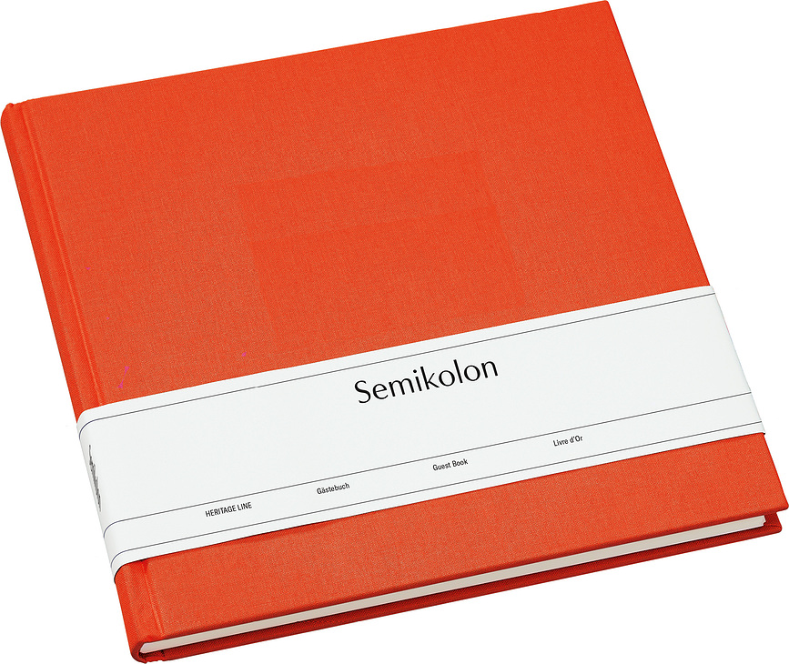 Libro de firmas Uni Eternity, naranja