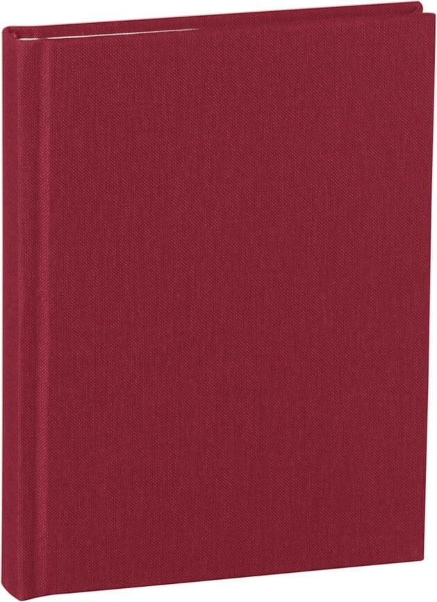 Linjeret notesbog Uni Classic A5 bordeaux