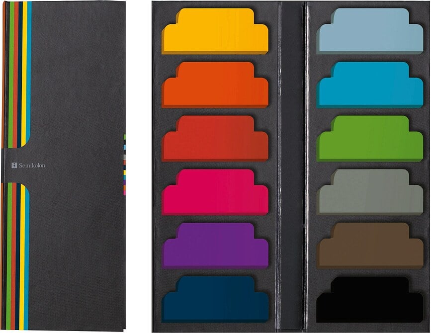 Marcadores de página adhesivos Semikolon