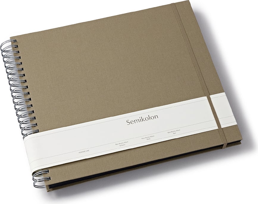 Mucho Uni Maxi Album za fotografije, rjavo-siv, s črnimi listi