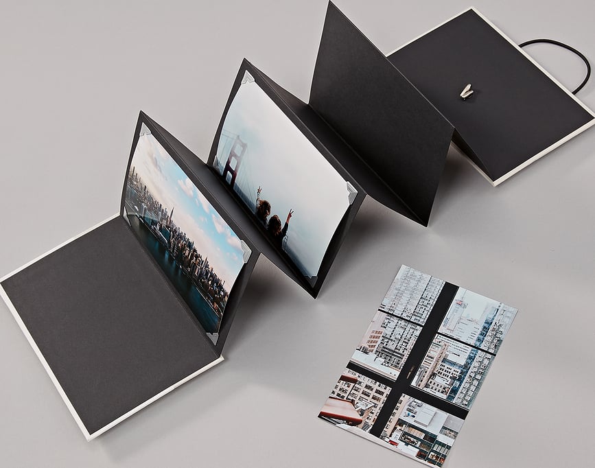 Natural Affair Album Photo Leporello, jaune