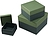 Natural Affair Boîtes Cadeaux, vertes, Lot de 3