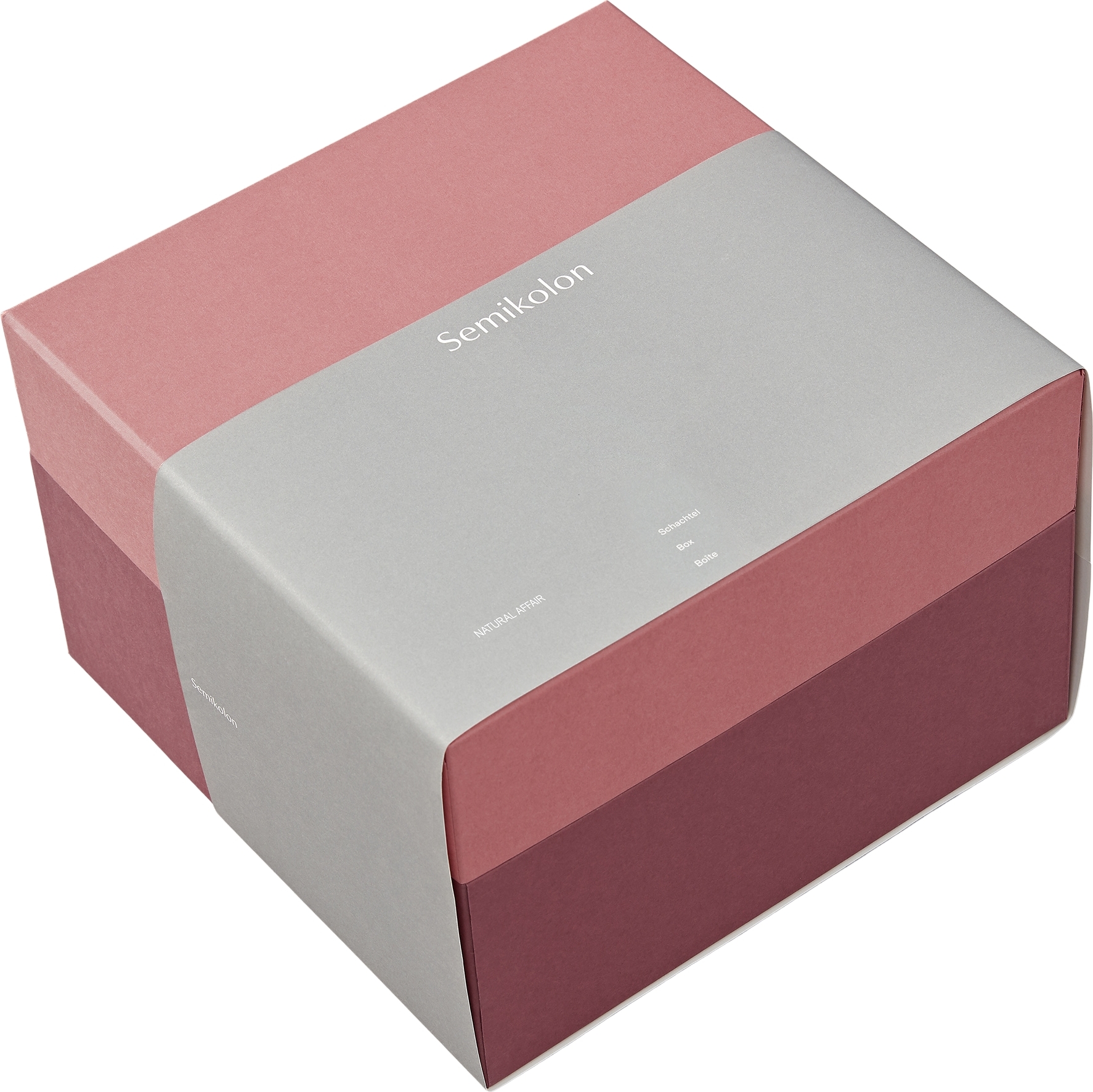 Natural Affair Geschenkbox S, rosa-bordeaux