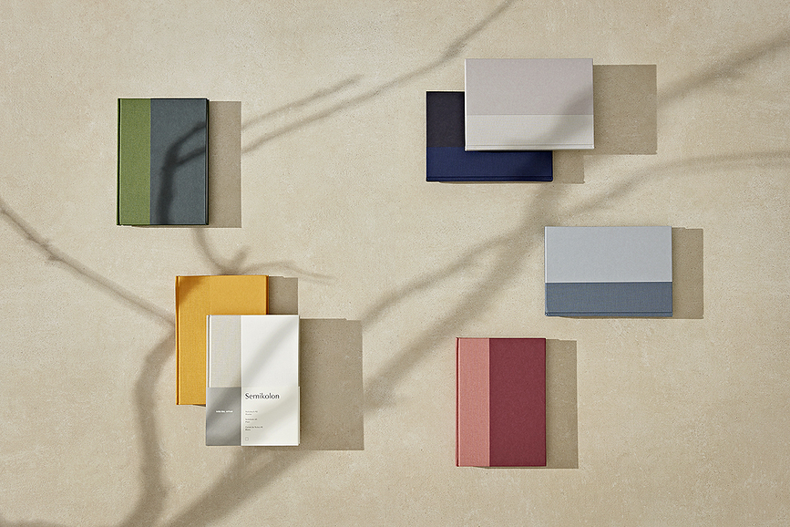 Natural Affair Σημειωματάριο με γραμμές, A5, ροζ-μπορντό