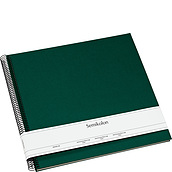 Nuotraukų albumas Uni Economy su baltomis kortelėmis tamsiai žalios spalvos didelis