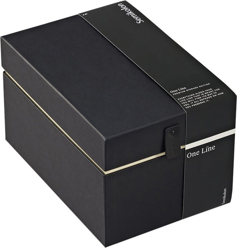 One Line Kutija za Pohranu visoka crna