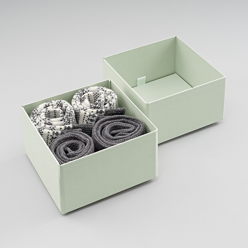 Organizadores 4Rooms, burdeos, 2 unidades