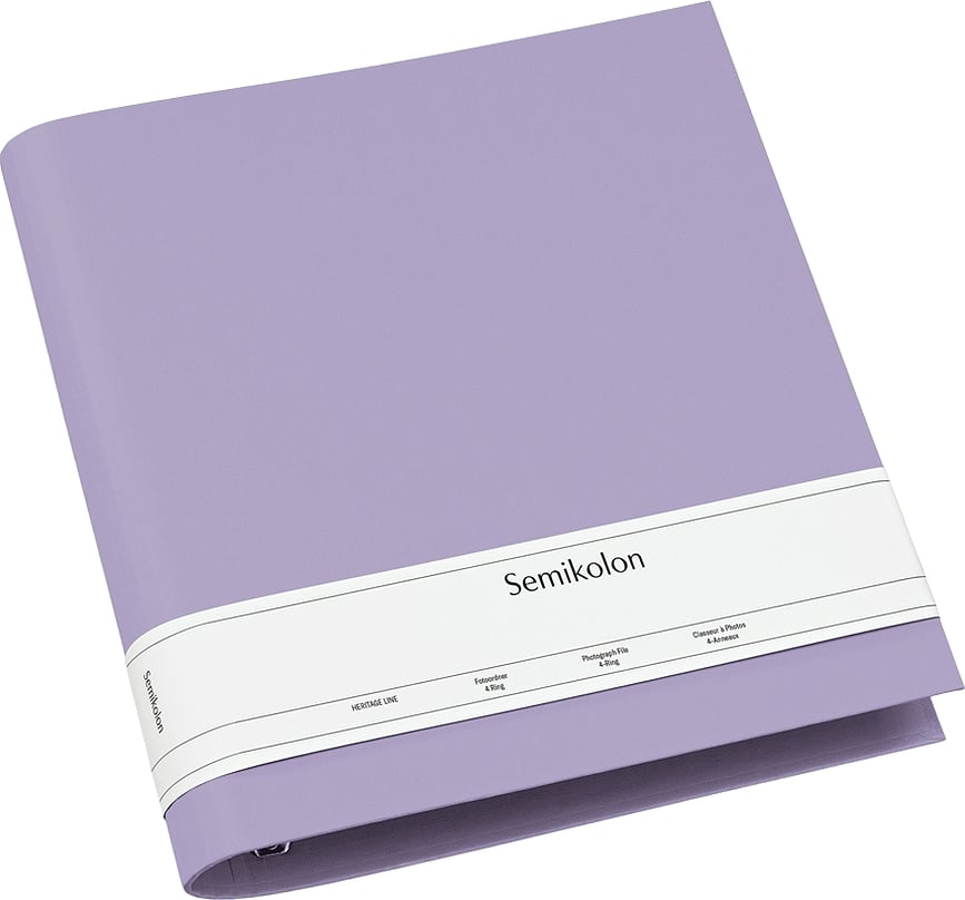 Photograph Album za fotografije 4 Ring, lila, vezava