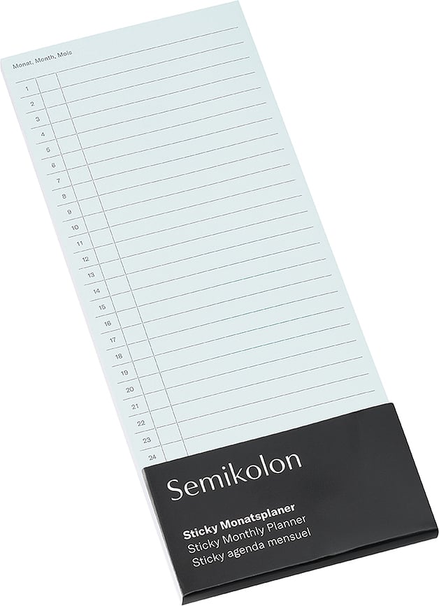 Semikolon isekleepuv kuuplaneerija, helesinine