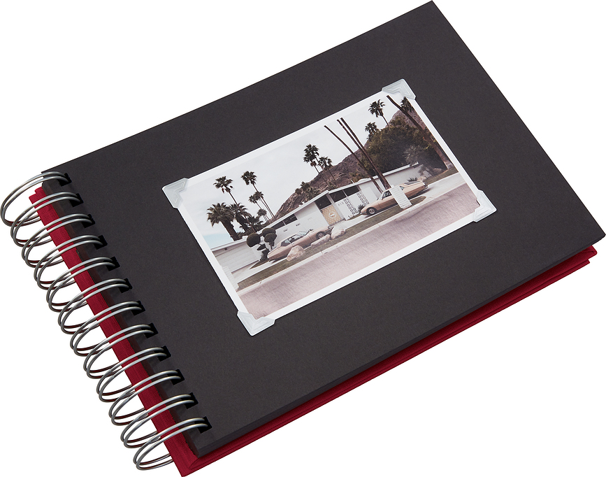 Semikolon Naljepnice kutne za fotografije krem