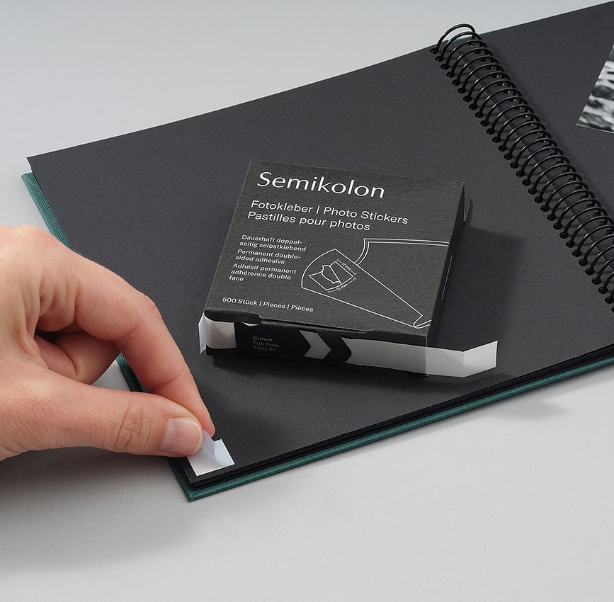 Semikolon Naljepnice za fotografije 500 kom.