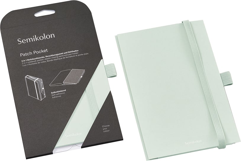 Semikolon Patch Pocket A5 grünes Moos