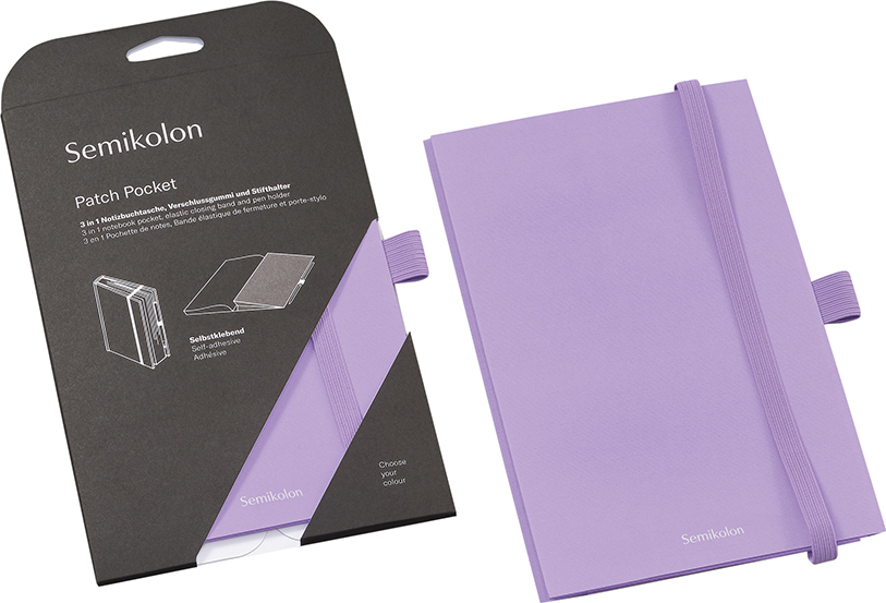 Semikolon Patch Pocket A5 lila