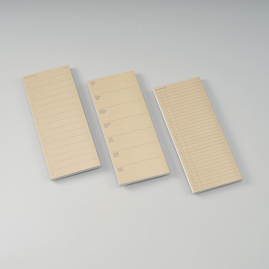 Semikolon Bloc-notes autocollant pour liste de tâches, lilas