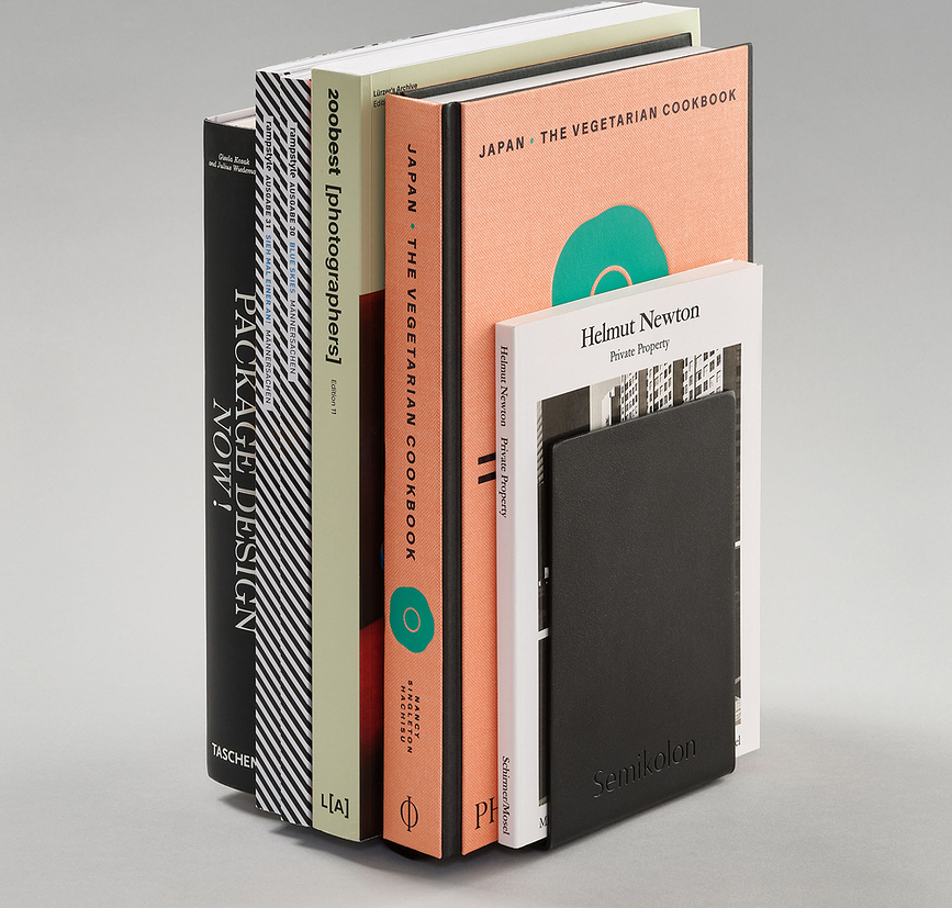 Semikolon Serre-livres, noirs, Lot de 2