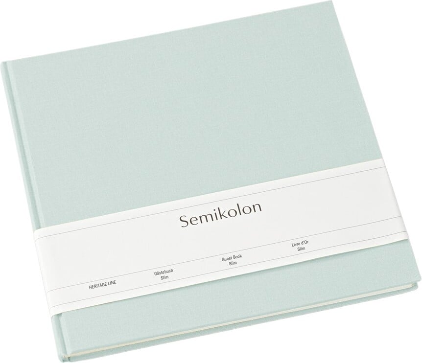 Semikolon Slim Gästebuch, mint