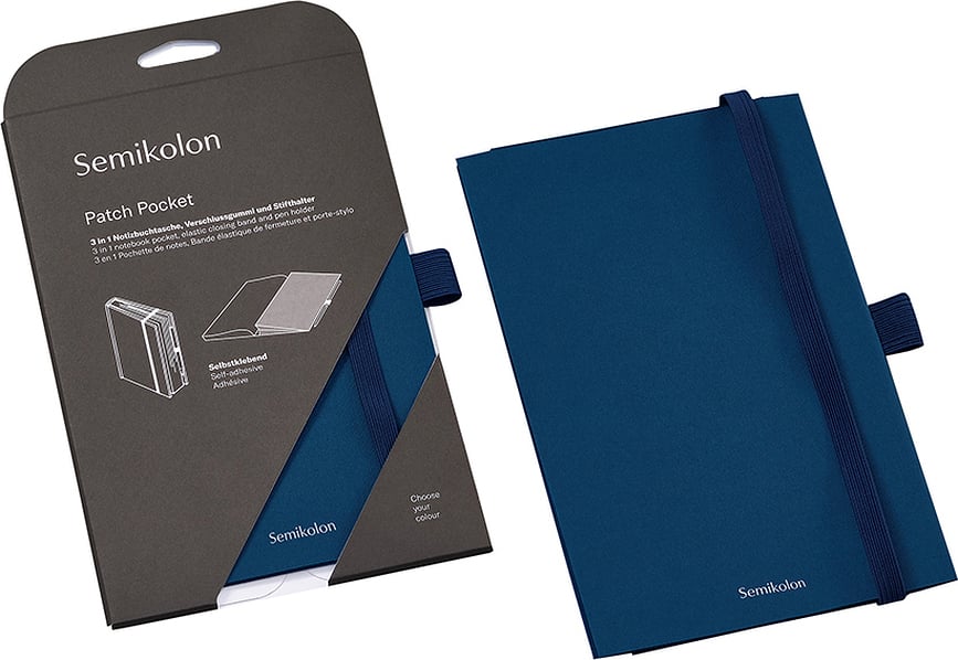 Semikolon Θήκη για Σημειωματάριο, A5, θαλασσί