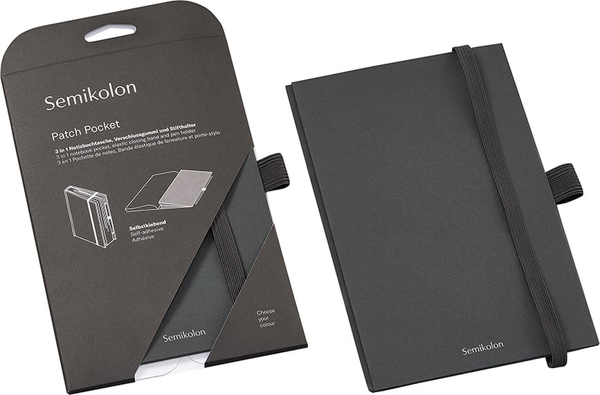 Semikolon Τσέπη, για σημειωματάριο, A5, γκρι