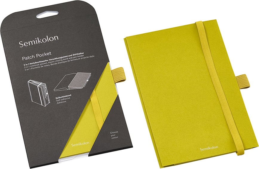 Semikolon Τσέπη για Σημειωματάριο, A5, πράσινη matcha