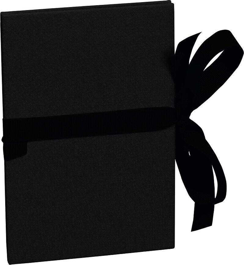 Uni Άλμπουμ Leporello κάθετο, μαύρο