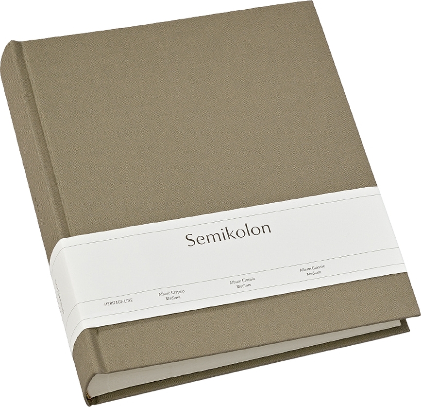 Uni Classic Album srednji smeđesivi